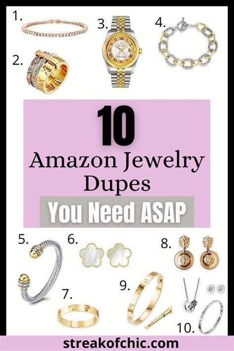 best amazon designer jewelry dupes